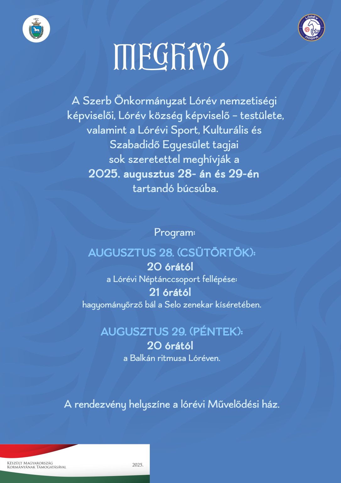 Búcsú 2025.